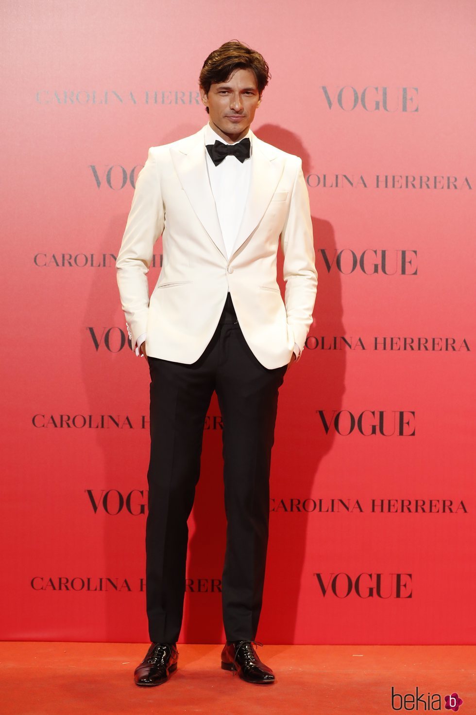 Andrés Velencoso en la fiesta del 30 aniversario de Vogue