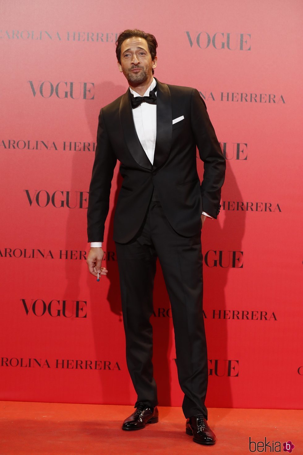 Adrien Brody en la fiesta del 30 aniversario de Vogue