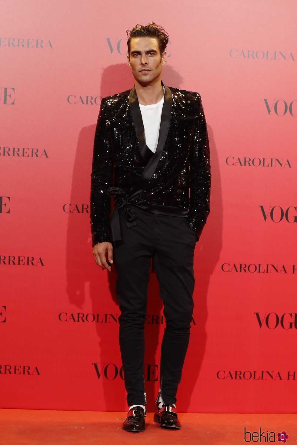 Jon Kortajarena en la fiesta del 30 aniversario de Vogue