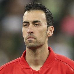 Sergio Busquets con la Selección Española