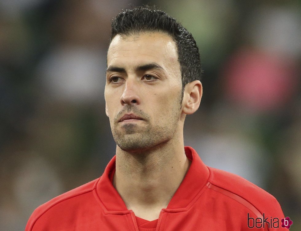 Sergio Busquets con la Selección Española