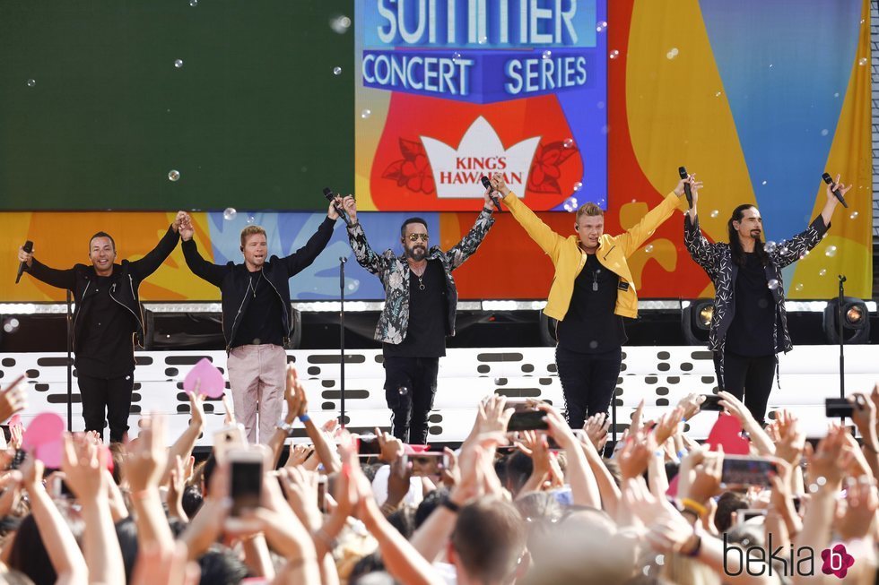 Backstreet Boys en un concierto en Central Park