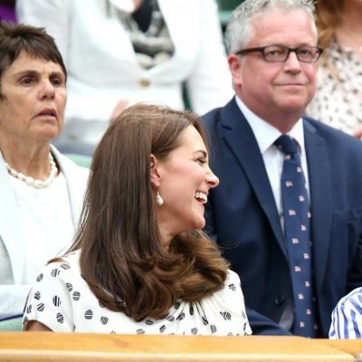 Meghan Markle y Kate Middleton en la final femenina de Wimbledon 2018