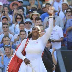 Serena Williams durante la final de torneo de Wimbledon