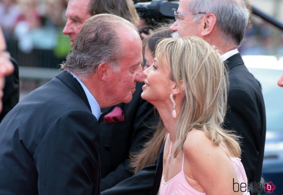 Corinna zu Sayn-Wittgenstein y el Rey Juan Carlos en los Premios Laureus