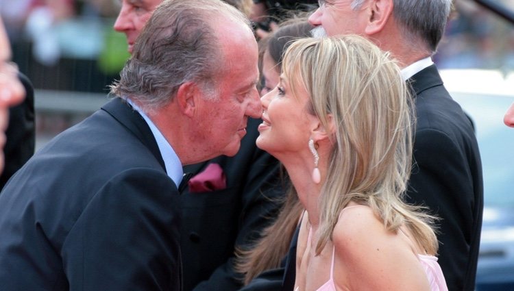 Corinna zu Sayn-Wittgenstein y el Rey Juan Carlos en los Premios Laureus