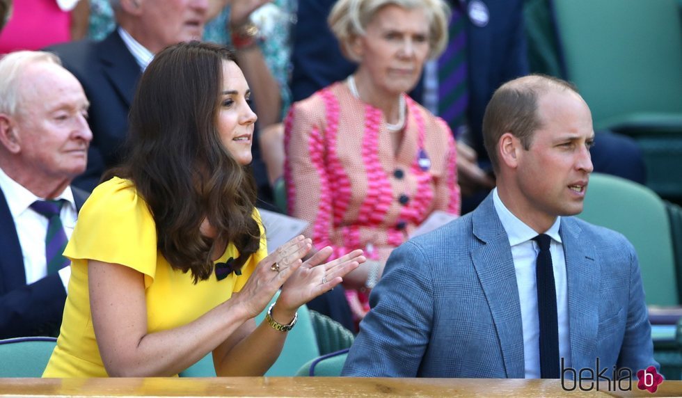 Los Duques de Cambridge acuden a la final masculina de Wimbledon 2018