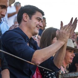 Jesulín de Ubrique durante la corrida de su hermano Victor Janeiro