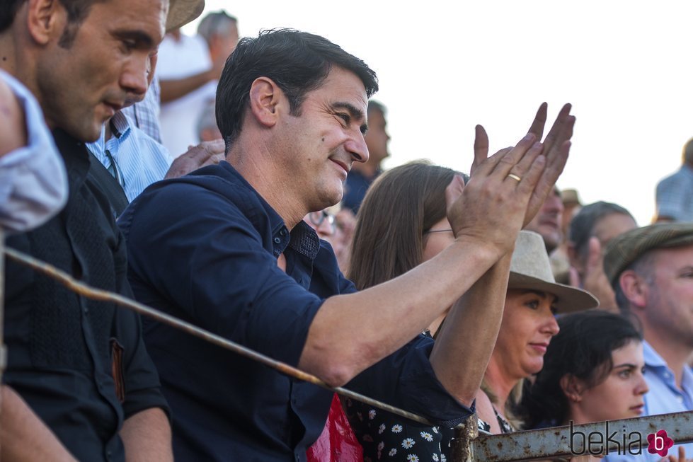 Jesulín de Ubrique durante la corrida de su hermano Victor Janeiro