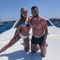 Jordi Alba y Romarey Ventura en Ibiza