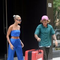 Justin Bieber y Hailey Baldwin salen del apartamento de la modelo en Nueva York