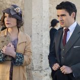 Nadia de Santiago y Nico Romero en la tercera temporada de 'Las chicas del cable'