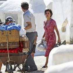 Penélope Cruz en el rodaje de 'Dolor y Gloria', la última obra de Almodóvar