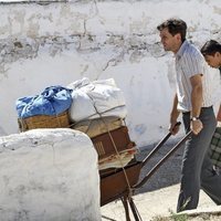 Raúl Arévalo junto con la actriz Penélope Cruz en una de las escenas de 'Dolor y Gloria'