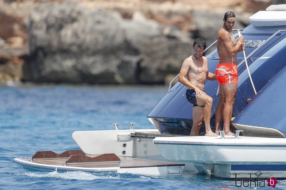 Las vacaciones de Rafa Nadal en Ibiza