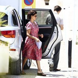 Penélope Cruz llegando al rodaje de 'Dolor y Gloria'