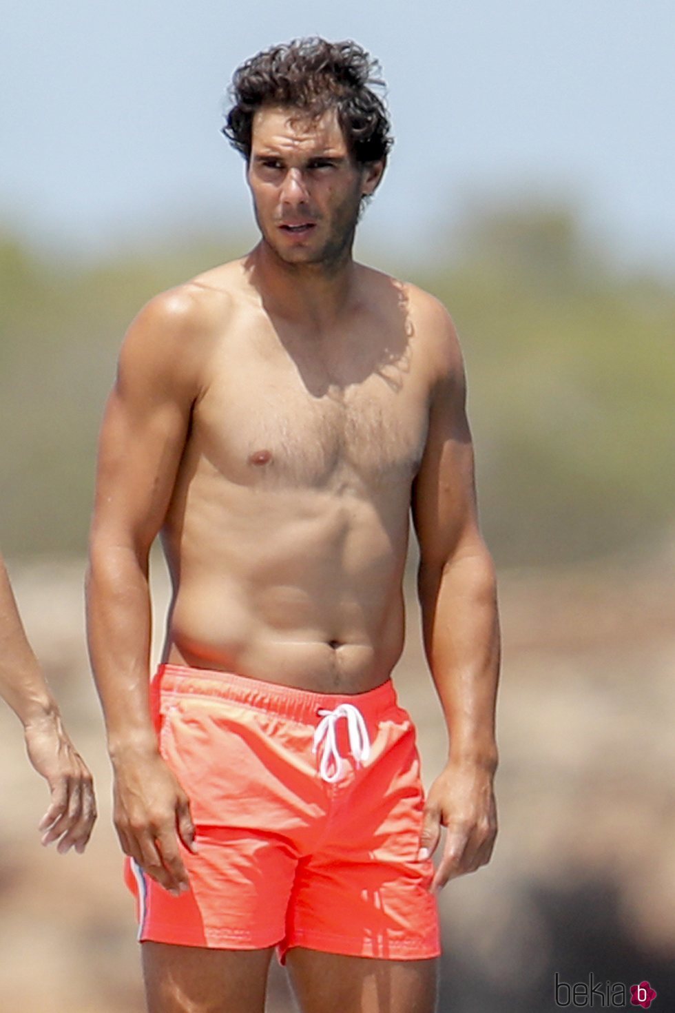 Rafa Nadal luciendo torso en Ibiza