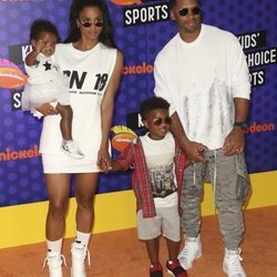 Ciara y Russell Wilson en los premios 'Kids Choice Sports'