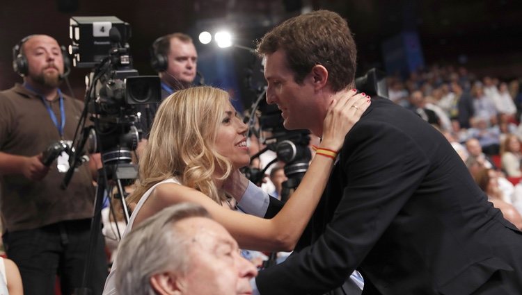 Pablo Casado y su mujer Isabel Torres