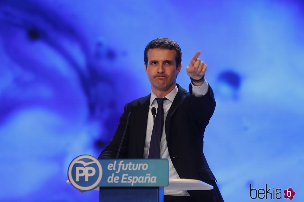 Pablo Casado en el XIX Congreso Nacional Extraordinario del PP