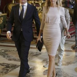 Pablo Casado y su mujer recibidos por los Reyes de España