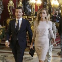 Pablo Casado y su mujer recibidos por los Reyes de España