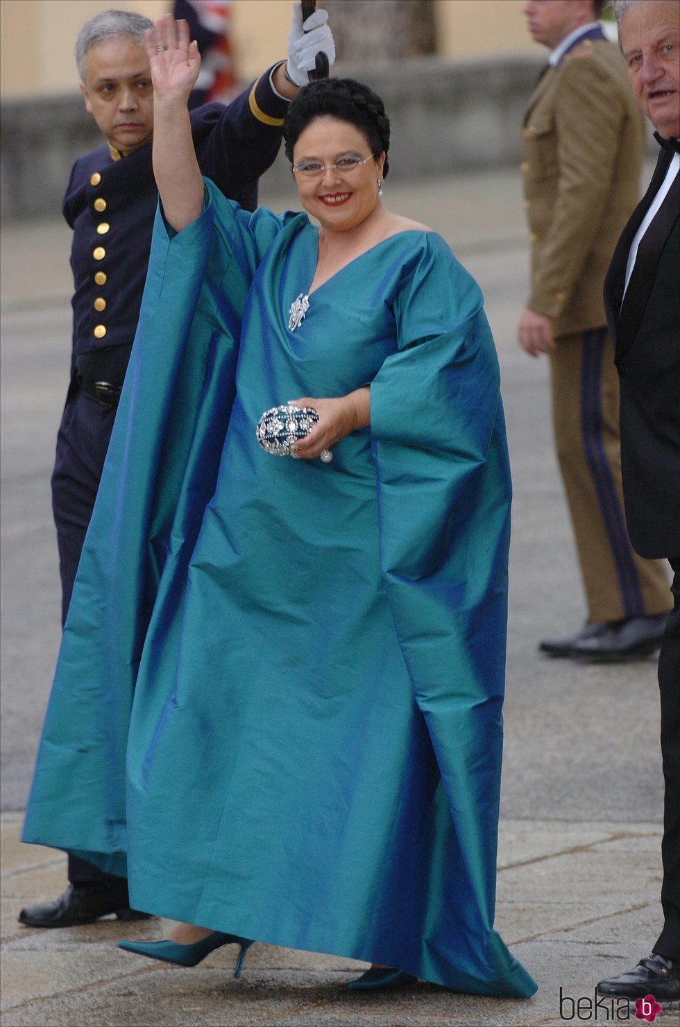 María Vladimirovna Romanov en la cena de gala previa a la boda del Príncipe Felipe y Letizia Ortiz