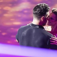 David Bustamante y Yana Olina, muy cariñosos en la gala final de 'Bailando con las estrellas'