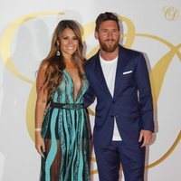 Leo Messi y Antonella Roccuzzo en la fiesta postboda de Cesc Fábregas y Daniela Semaan