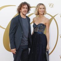 Carles Puyol y Vanessa Lorenzo en la fiesta postboda de Fábregas