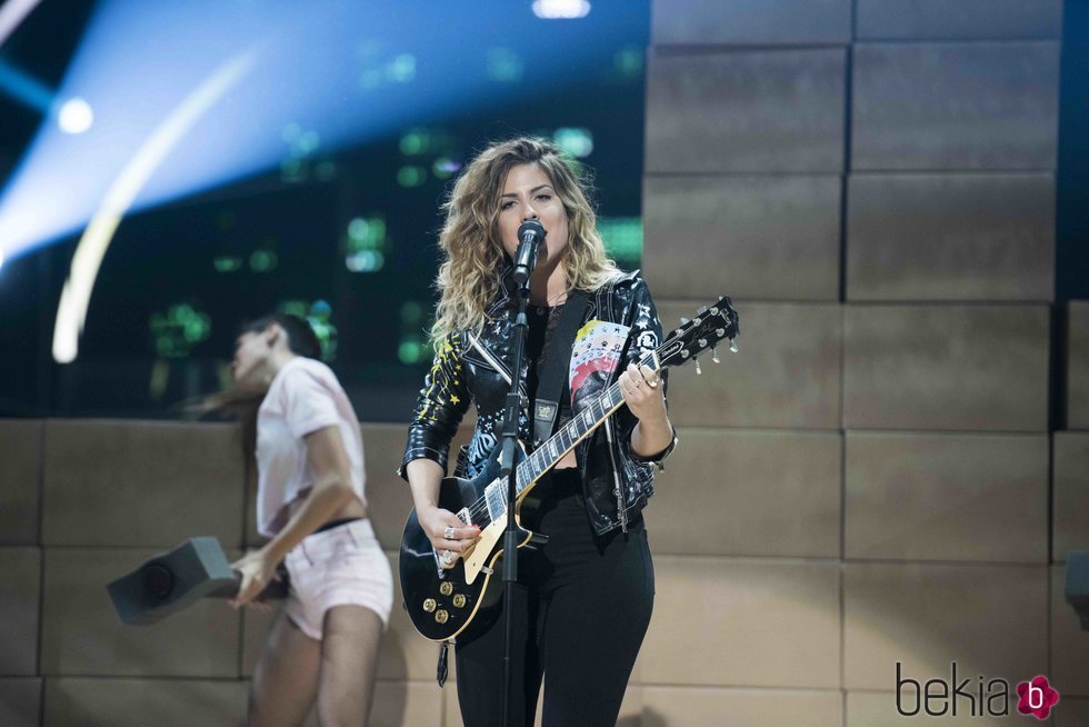 Miriam Rodríguez durante su actuación en 'Bailando con las estrellas'