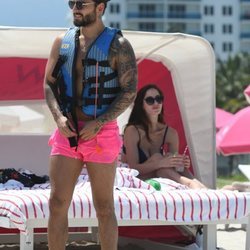 Maluma y Natalia Barulich en Miami