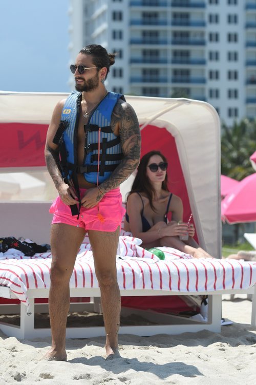 Maluma y Natalia Barulich en Miami