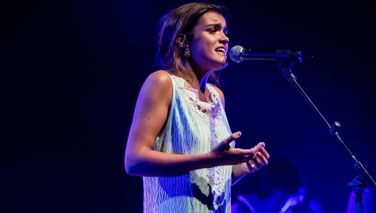 Amaia Romero durante su concierto en el Teatro Real