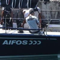 El Rey Felipe VI se prepara para salir a navegar en Palma de Mallorca