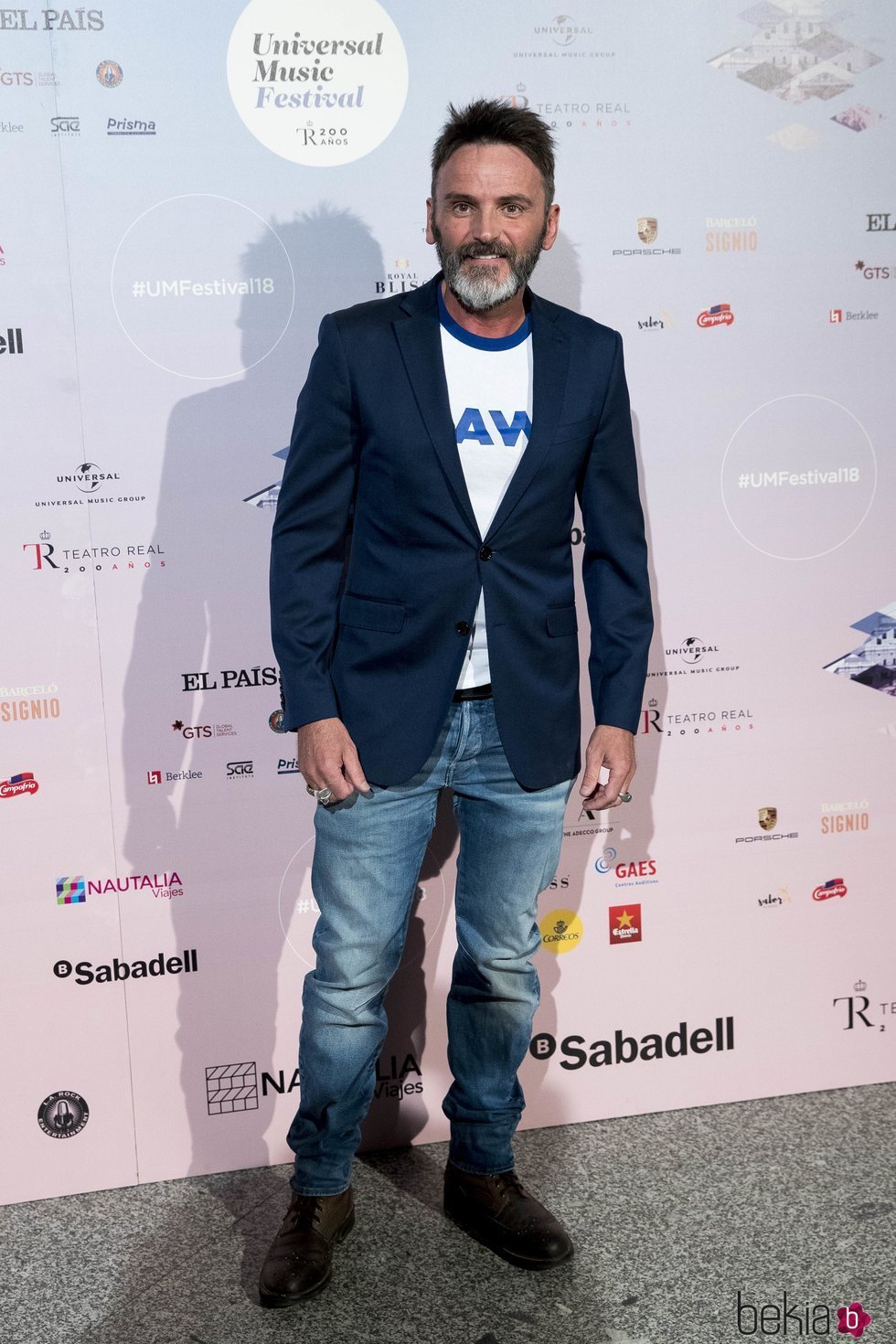 Fernando Tejero en el concierto de Pablo López en el Teatro Real