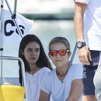 La Infanta Elena y Victoria Federica en la Copa del Rey de Vela 2018