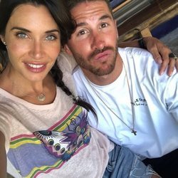 Pilar Rubio y Sergio Ramos durante su viaje a México