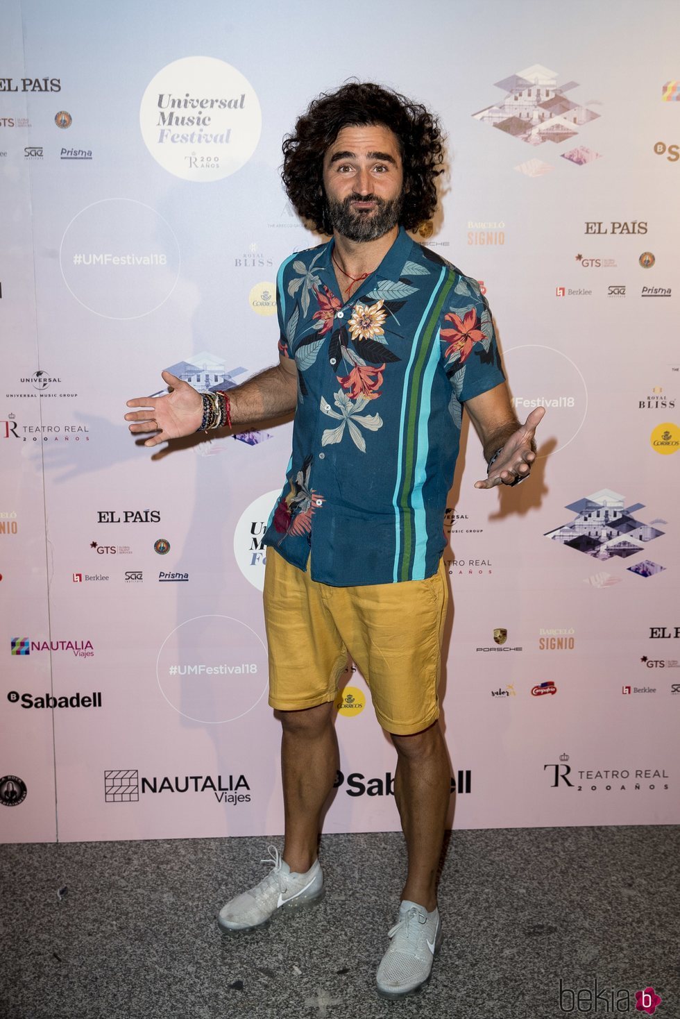 Raúl Gómez en el concierto de Pablo Alborán en el Teatro Real