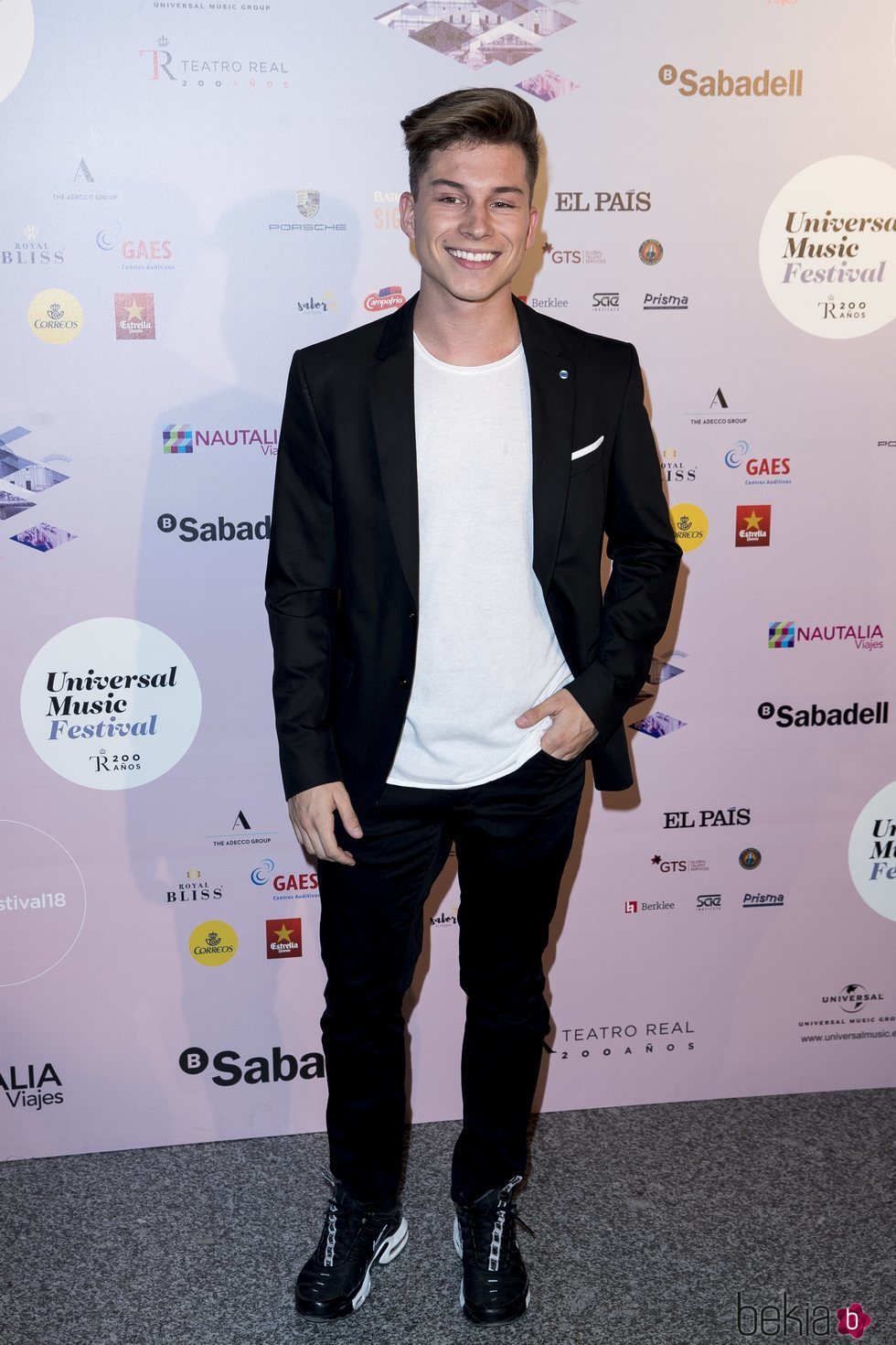 Raoul Vázquez en el concierto de Pablo Alborán en el Teatro Real