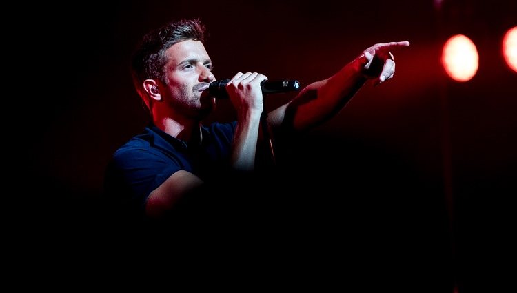 Pablo Alborán en su concierto en el Teatro Real