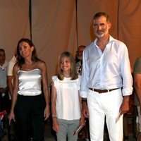 Los Reyes Felipe y Letizia y la Infanta Sofía en el concierto de Ara Malikian en Mallorca