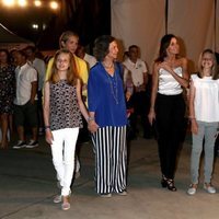 La Familia Real y la Infanta Elena en el concierto de Ara Malikian en Mallorca