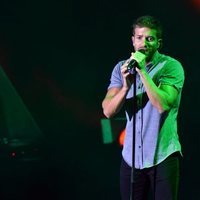 Pablo Alborán durante su concierto en el Festival Starlite en Marbella