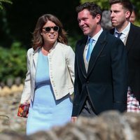 La Princesa Eugenia de York y Jack Brooksbank en la boda de Charlie van Straubenzee y Daisy Jenks