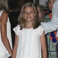 La Infanta Sofía en la cena por el final de la Copa del Rey de Vela 2018