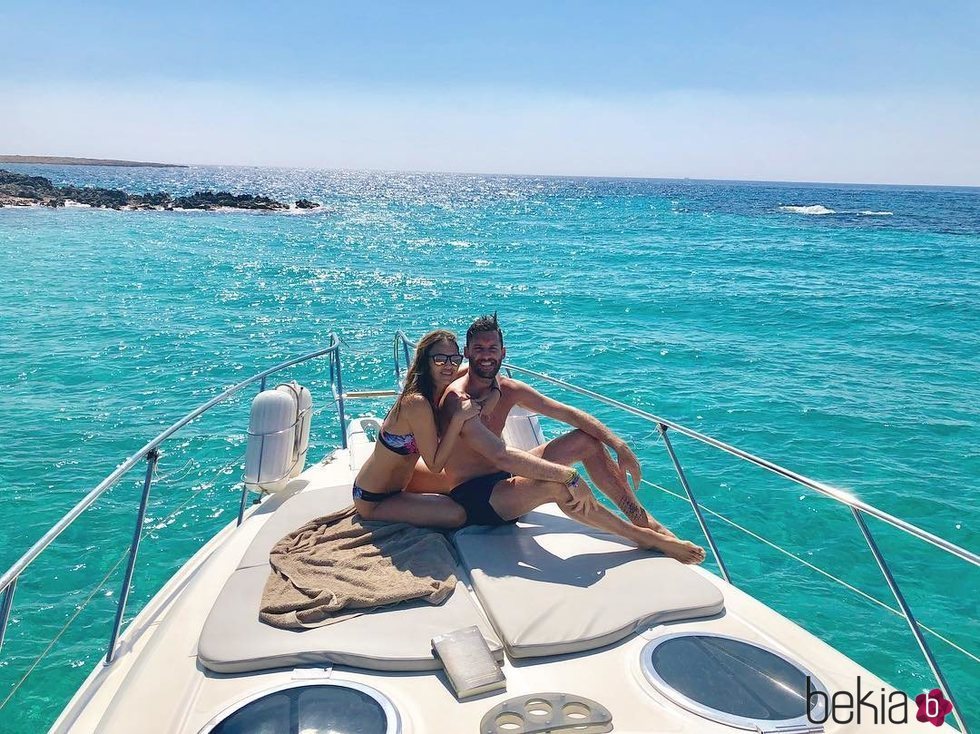 Helen Lindes y Rudy Fernández disfrutando sus vacaciones sin el pequeño Alan en Ibiza