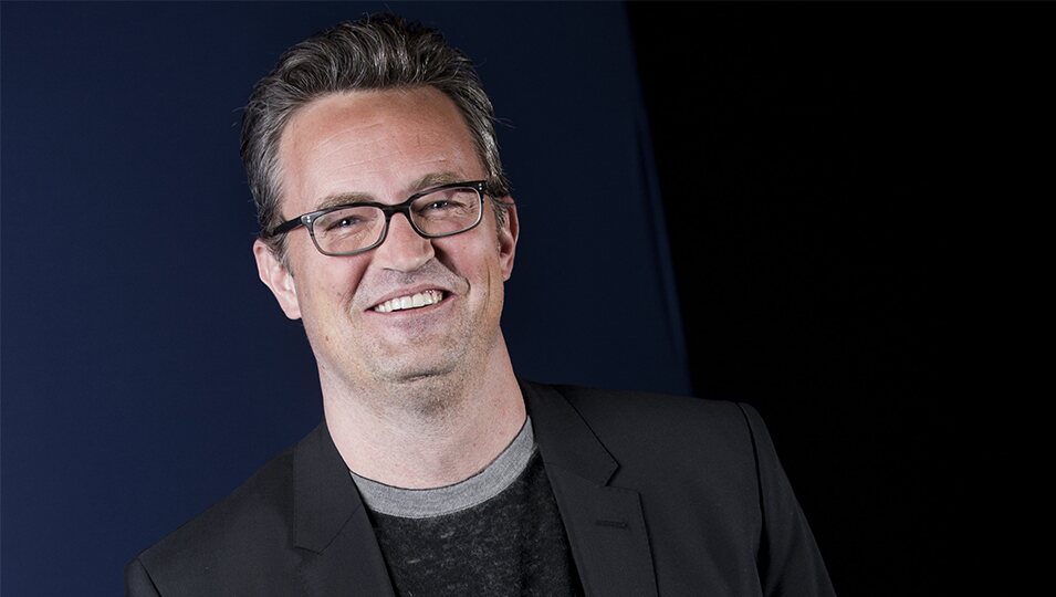 Matthew Perry en la promoción de 'The Odd Couple'