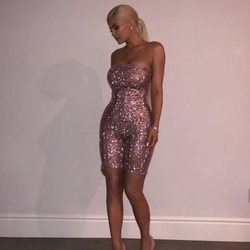 Kylie Jenner con el segundo look que lució en su fiesta de 21 cumpleaños