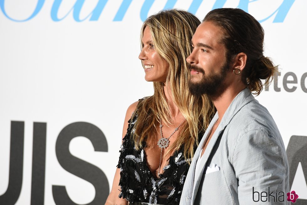 Heidi Klum y Tom Kaulitz en la alfombra roja de la Gala de Verano de Unicef en Italia